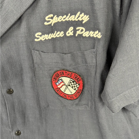 Lucky Brand Men’s 3XL Embroidered Short Sleeve Shirt - New without tag - Picture 3 of 8